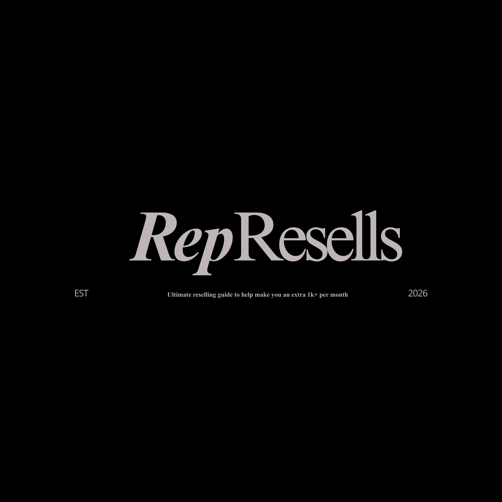 Represells ultimate guide to reselling and supplier list